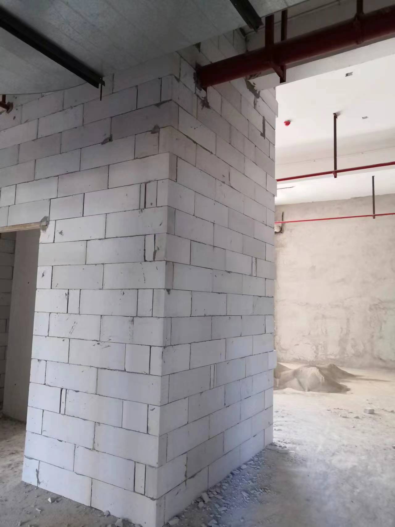 加气砖堆砌前要求