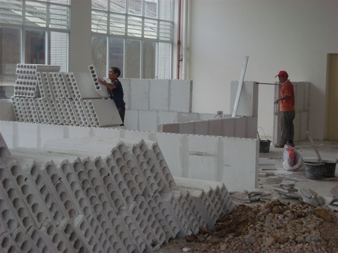 某商场施工现场图片